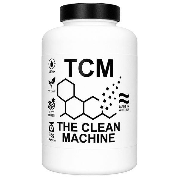 The Clean Machine Getränkepulver – 55-g-Dose mit Tutti-Frutti-Geschmack